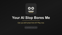 Your AI Slop Bores Me img